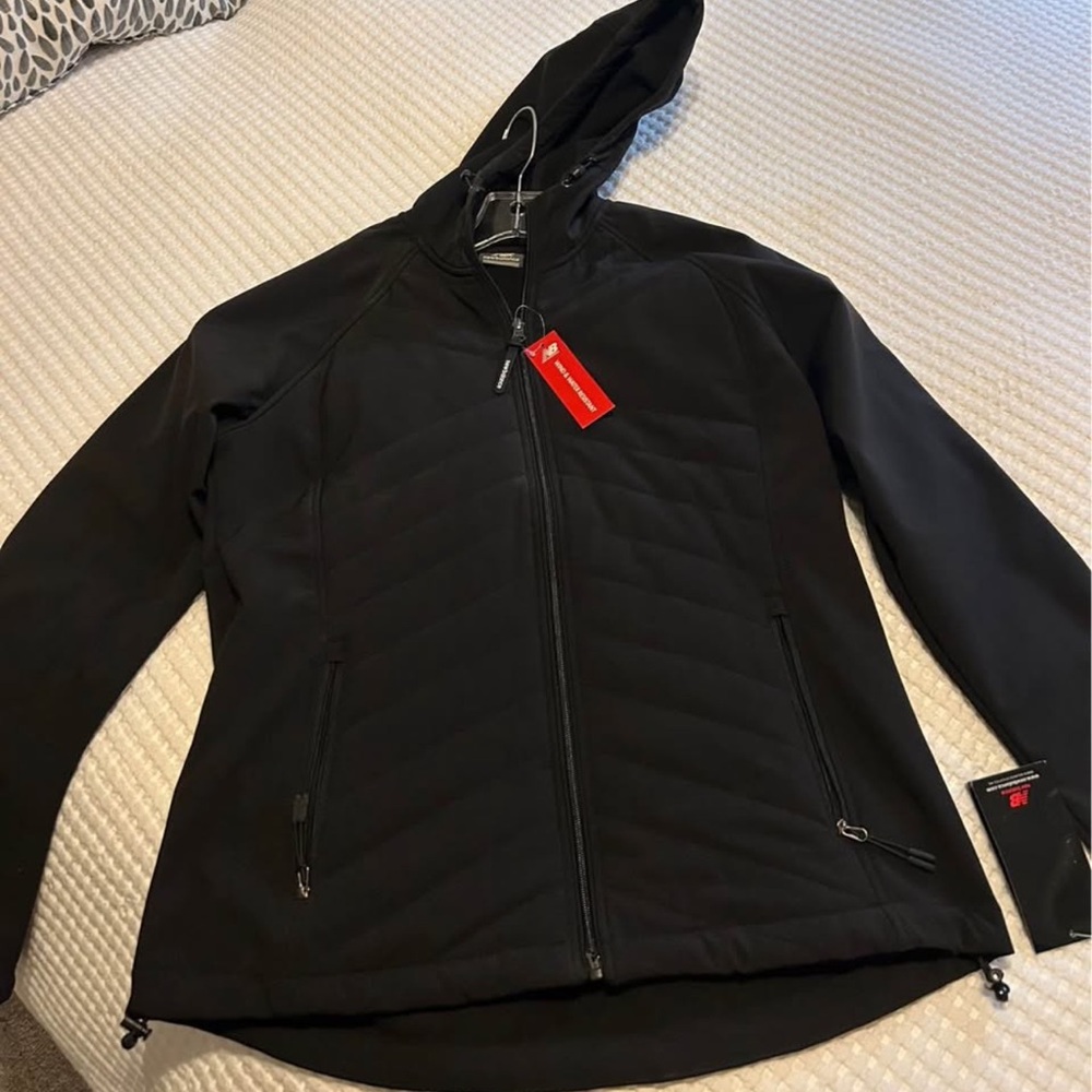 New Balance Black Hooded Jacket